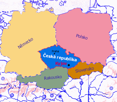 Kyjov ve střední Evropě